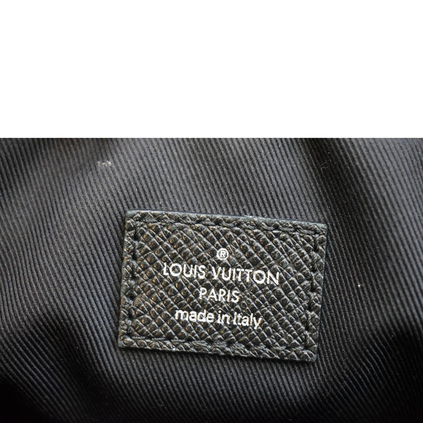 LOUIS VUITTON Outdoor Messenger Monogram Eclipse Belt Bag Black