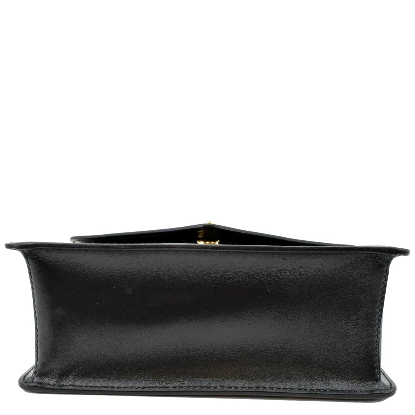 PRADA Saffiano Lux Leather Crossbody Bag Black