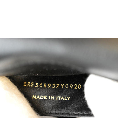 YVES SAINT LAURENT Belle de Jour Leather Clutch Bag Black