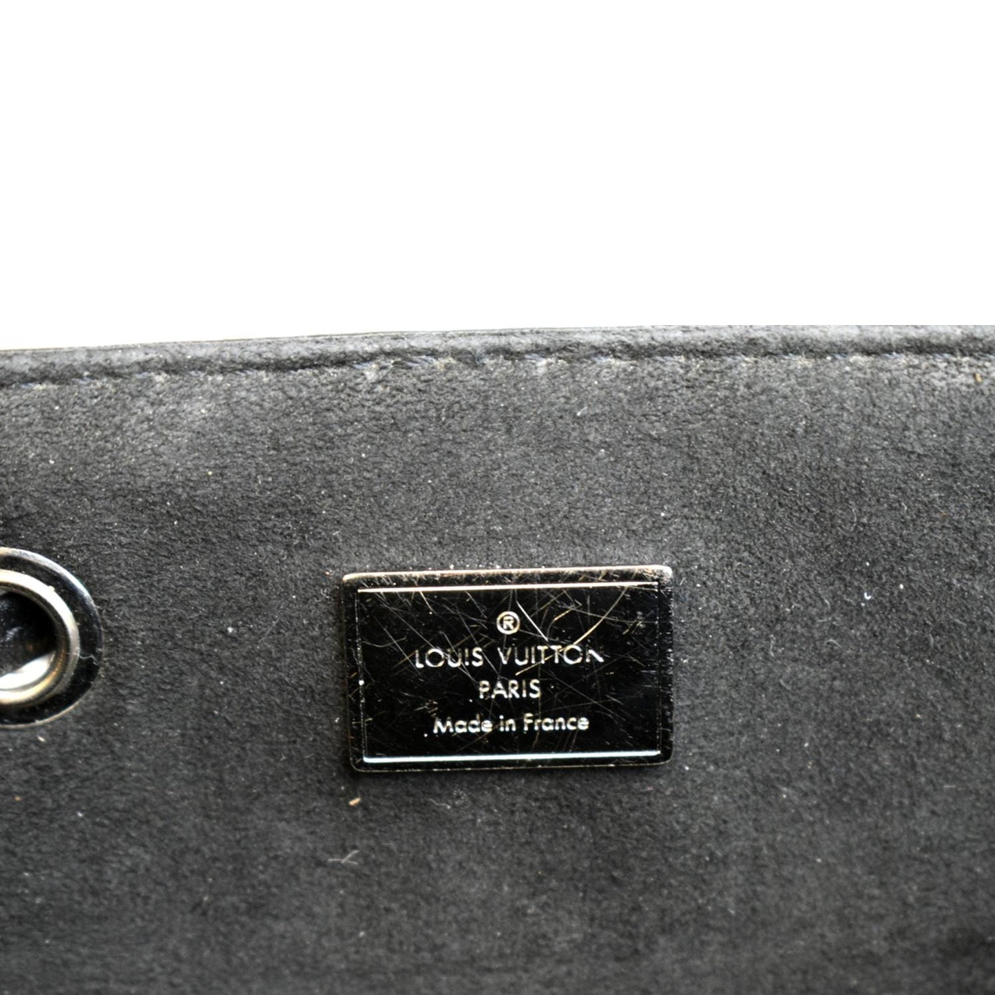 LOUIS VUITTON Hot Springs Monogram Vernis Leather Backpack Black/White