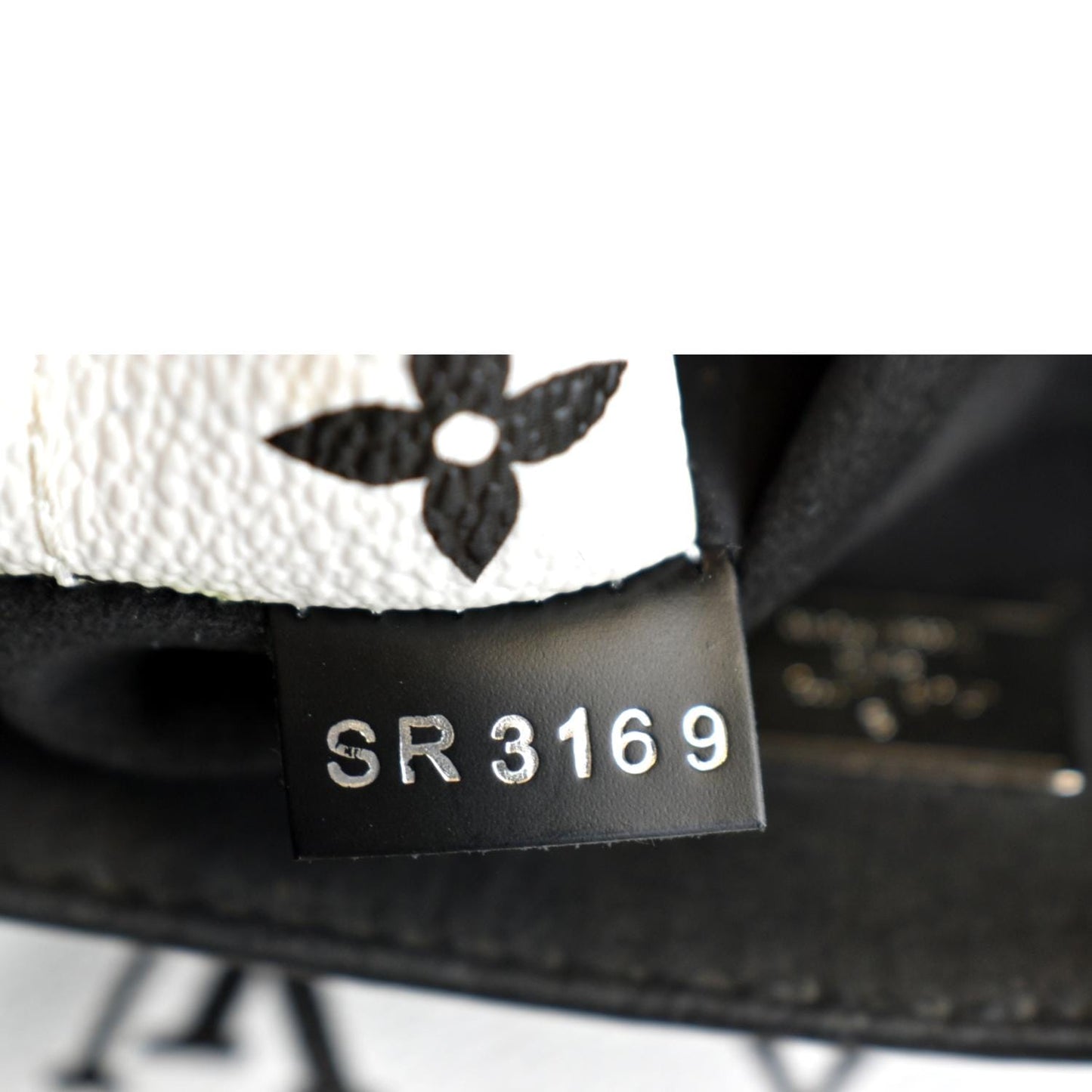 LOUIS VUITTON Hot Springs Monogram Vernis Leather Backpack Black/White