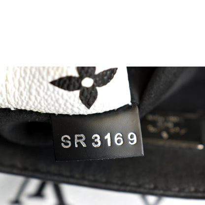 LOUIS VUITTON Hot Springs Monogram Vernis Leather Backpack Black/White