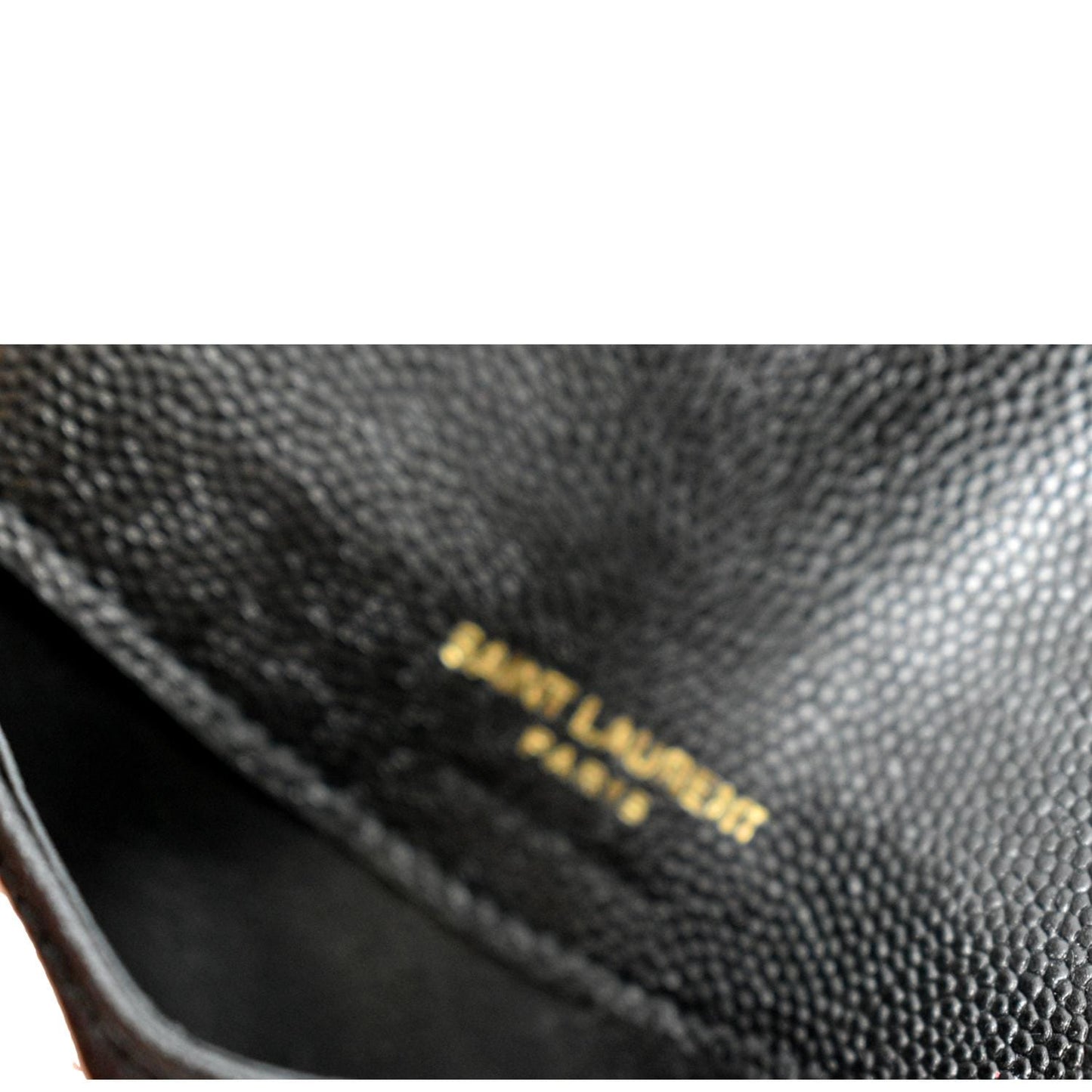 YVES SAINT LAURENT Grain De Poudre Wallet Black