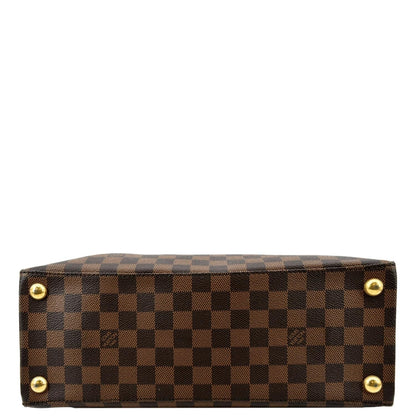 LOUIS VUITTON Brompton Damier Ebene Shoulder Bag Brown