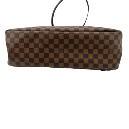 LOUIS VUITTON Parioli GM Damier Ebene Tote Shoulder Bag Brown
