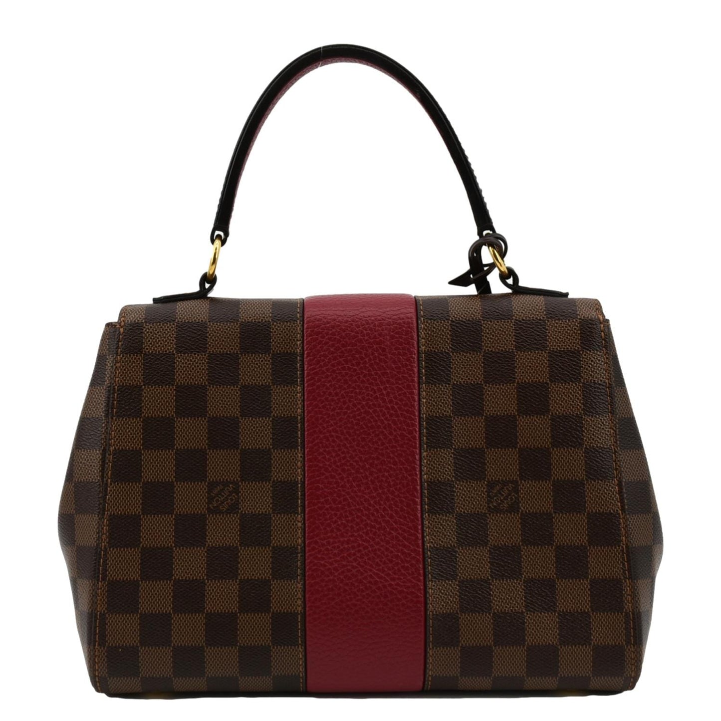 LOUIS VUITTON Bond Street MM Damier Ebene Satchel Bag Bordeaux