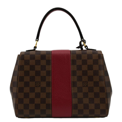 LOUIS VUITTON Bond Street MM Damier Ebene Satchel Bag Bordeaux