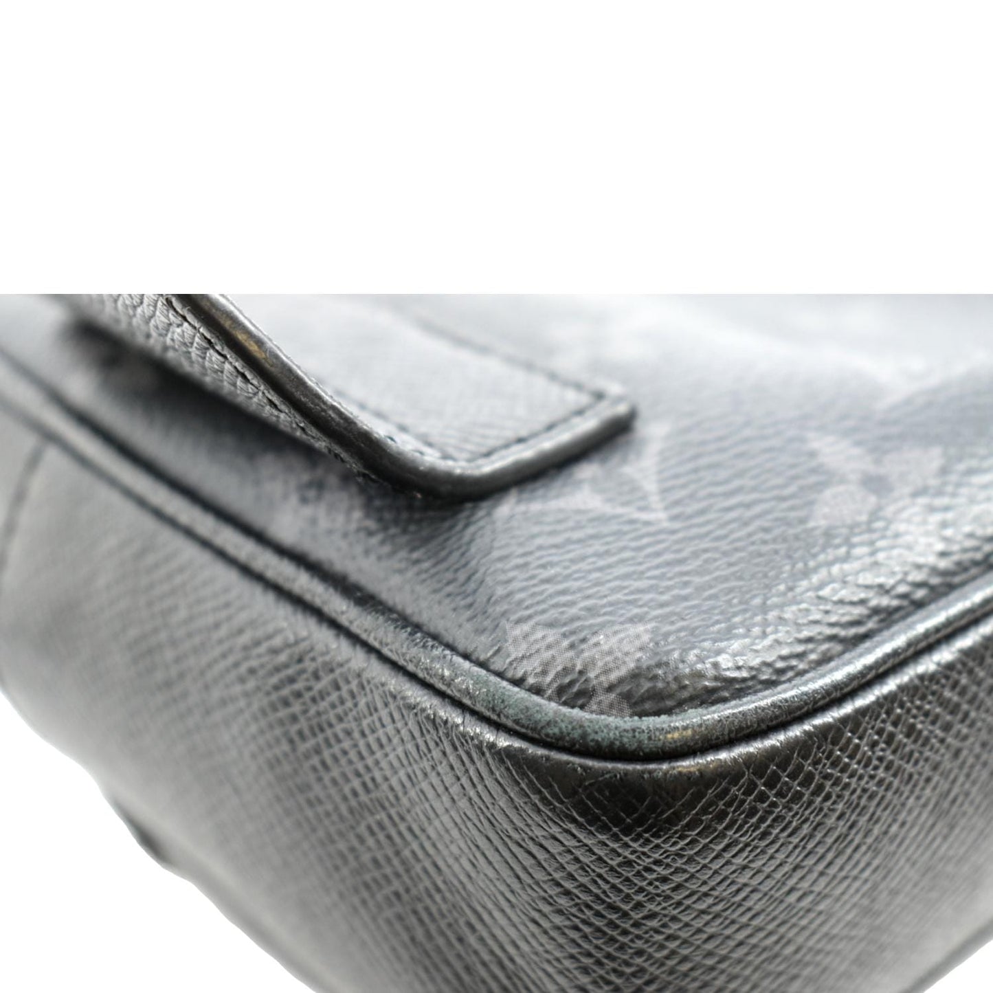 LOUIS VUITTON Outdoor Messenger Monogram Eclipse Belt Bag Black
