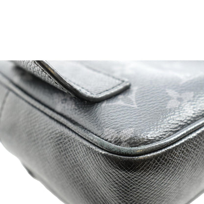 LOUIS VUITTON Outdoor Messenger Monogram Eclipse Belt Bag Black