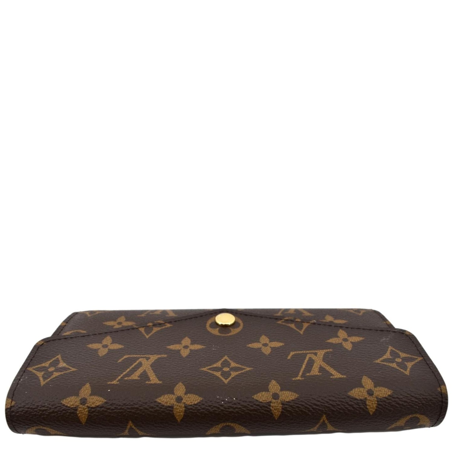 LOUIS VUITTON Sarah Monogram Canvas Wallet Brown