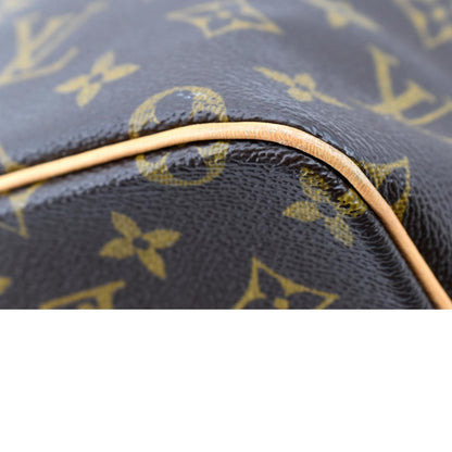 LOUIS VUITTON Palermo PM Monogram Canvas Shoulder Bag Brown