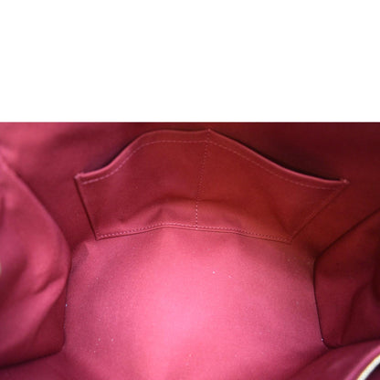LOUIS VUITTON Bond Street MM Damier Ebene Satchel Bag Bordeaux
