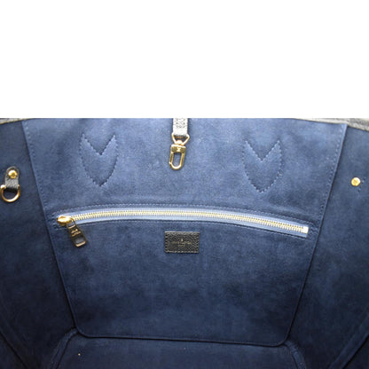 LOUIS VUITTON  Neverfull MM Monogram Empreinte Tote Bag Black