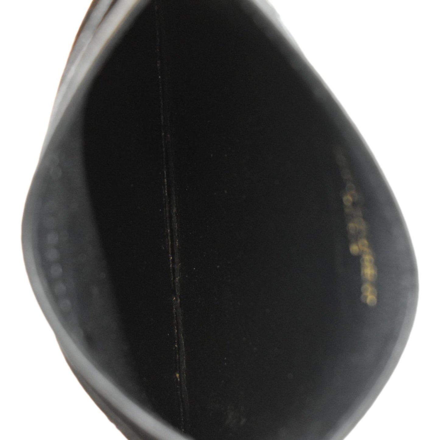 YVES SAINT LAURENT Monogram Grain Leather Card Case Black