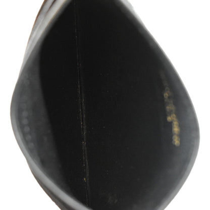YVES SAINT LAURENT Monogram Grain Leather Card Case Black