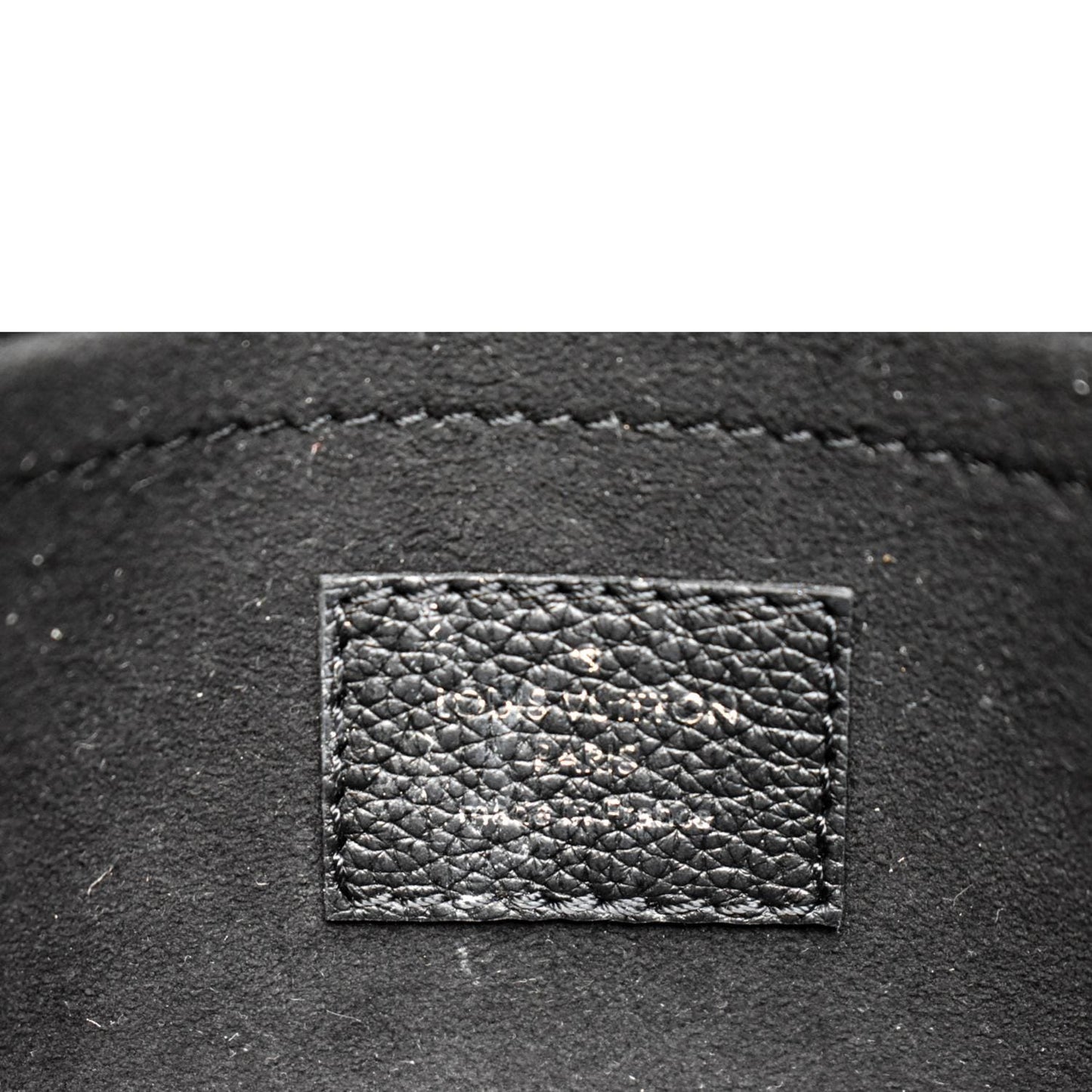 LOUIS VUITTON Mylockme Chain Calf Leather Chain Shoulder Bag Black