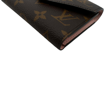 LOUIS VUITTON Victorine Monogram Canvas Wallet Rose Ballerina