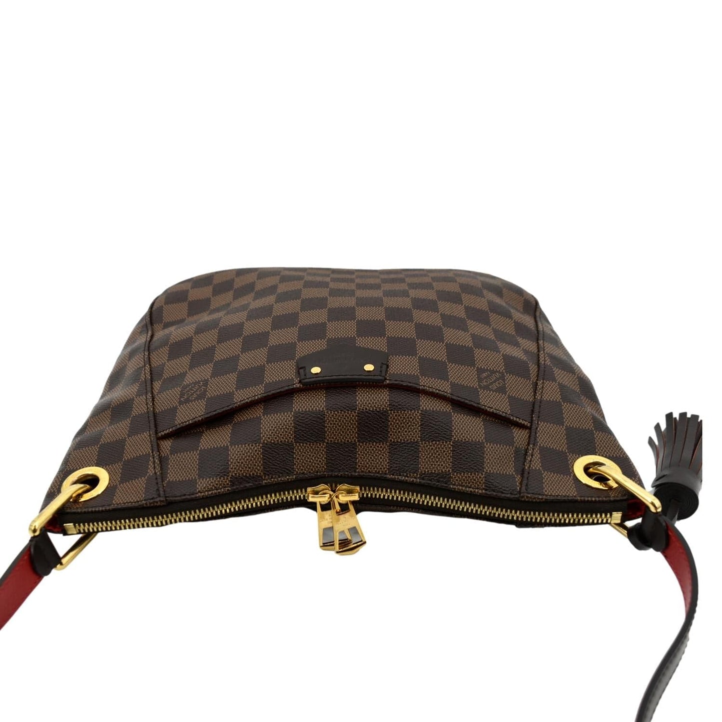 LOUIS VUITTON South Bank Besace Damier Ebene Crossbody Bag Brown