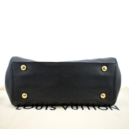 LOUIS VUITTON Montaigne MM Monogram Empreinte Shoulder Bag Black