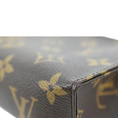 LOUIS VUITTON Toiletry 15 Monogram Canvas Cosmetics Pouch Brown