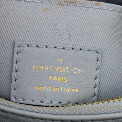 LOUIS VUITTON Over The Moon Calf Leather Shoulder Bag Blue