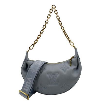 LOUIS VUITTON Over The Moon Calf Leather Shoulder Bag Blue