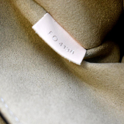 LOUIS VUITTON Very Calfskin Leather Saddle Shoulder Bag Khaki Green