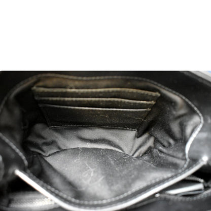 YVES SAINT LAURENT Loulou Toy Matelasse Leather Crossbody Bag Black