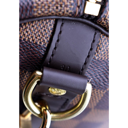LOUIS VUITTON Speedy 30 Bandouliere Damier Ebene Shoulder Bag Brown