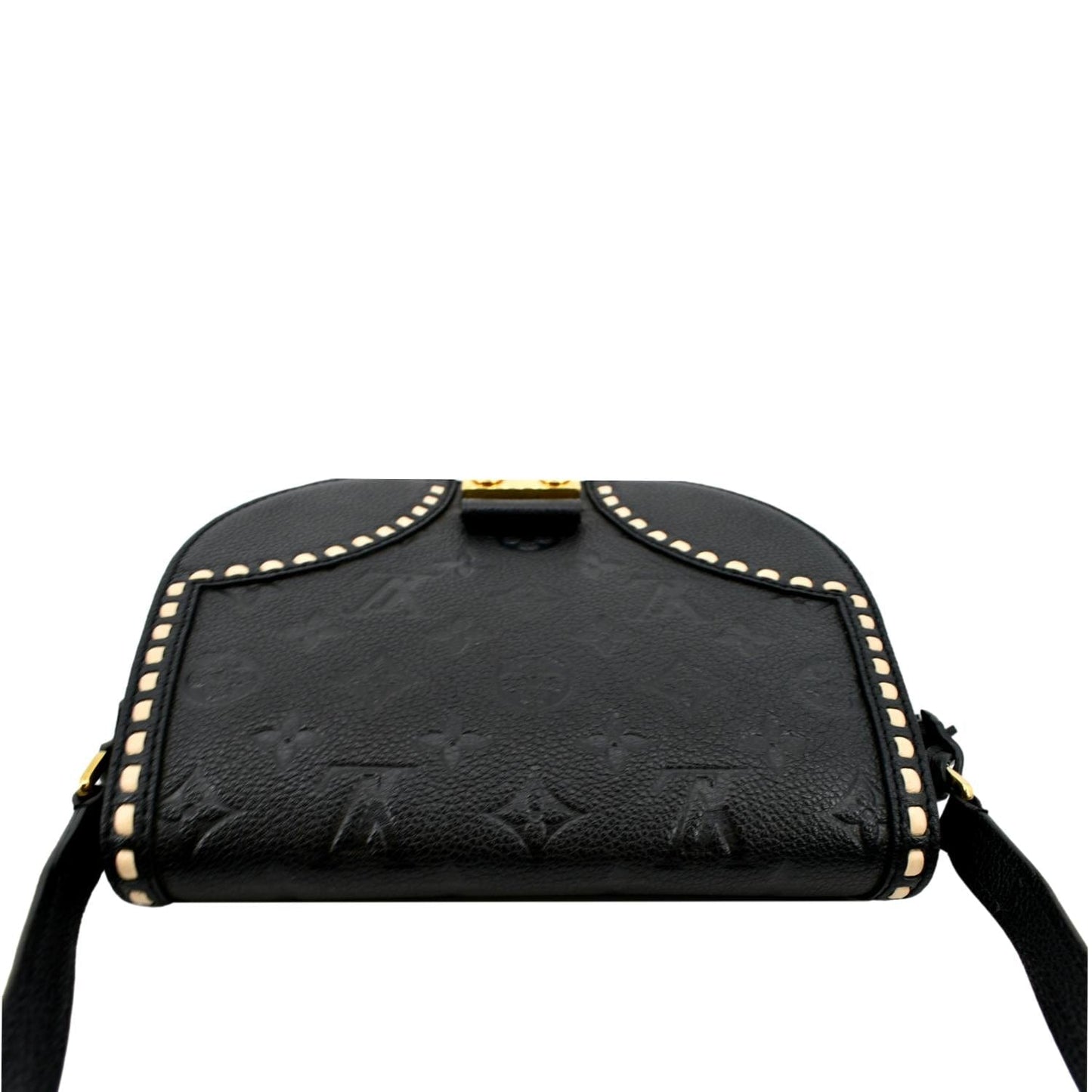 LOUIS VUITTON Junot Empreinte Leather Shoulder Bag Black