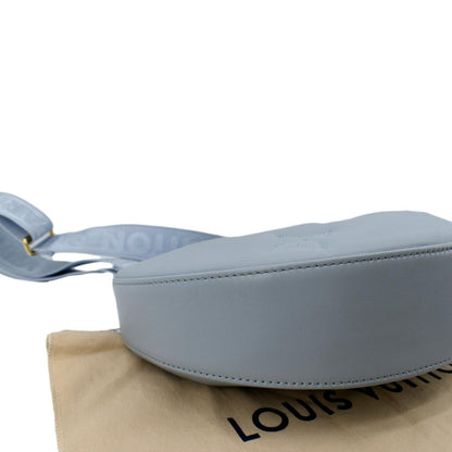 LOUIS VUITTON Over The Moon Calf Leather Shoulder Bag Blue