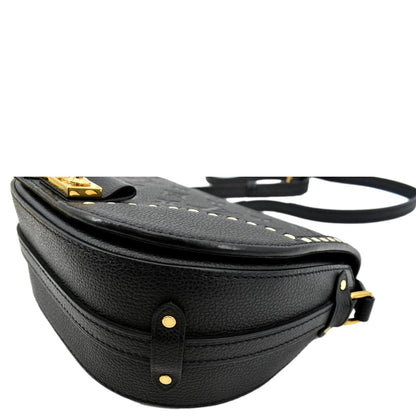 LOUIS VUITTON Junot Empreinte Leather Shoulder Bag Black