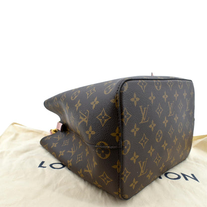 LOUIS VUITTON Neonoe MM Monogram Canvas Shoulder Bag Pink
