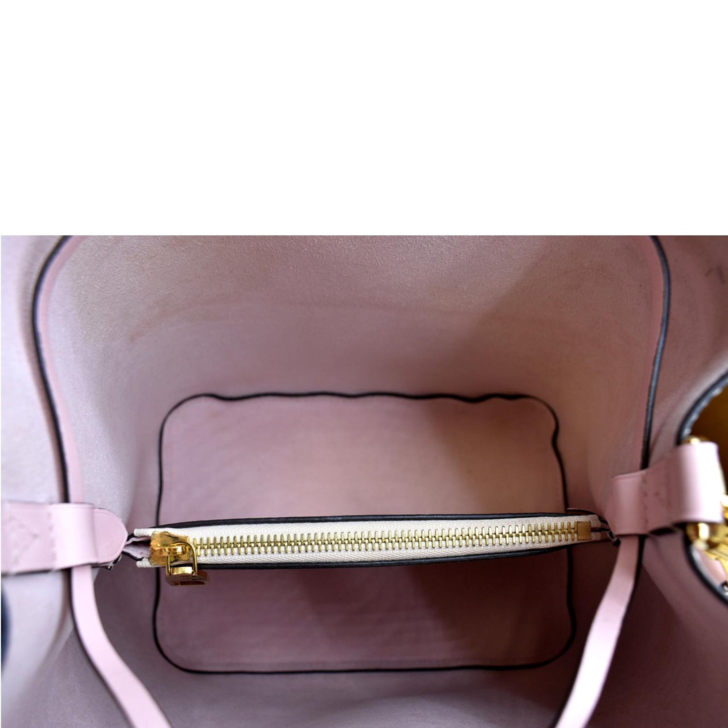 LOUIS VUITTON Neonoe MM Damier Azur Crossbody Bag Rose