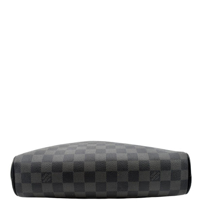 LOUIS VUITTON Dayton Reporter PM Damier Graphite Crossbody Bag Black
