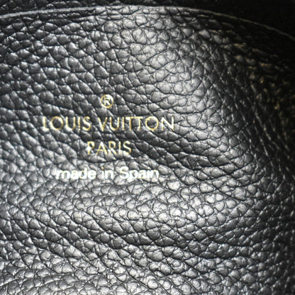 LOUIS VUITTON Double Zip Pochette Monogram Empreinte Crossbody Bag Bicolor