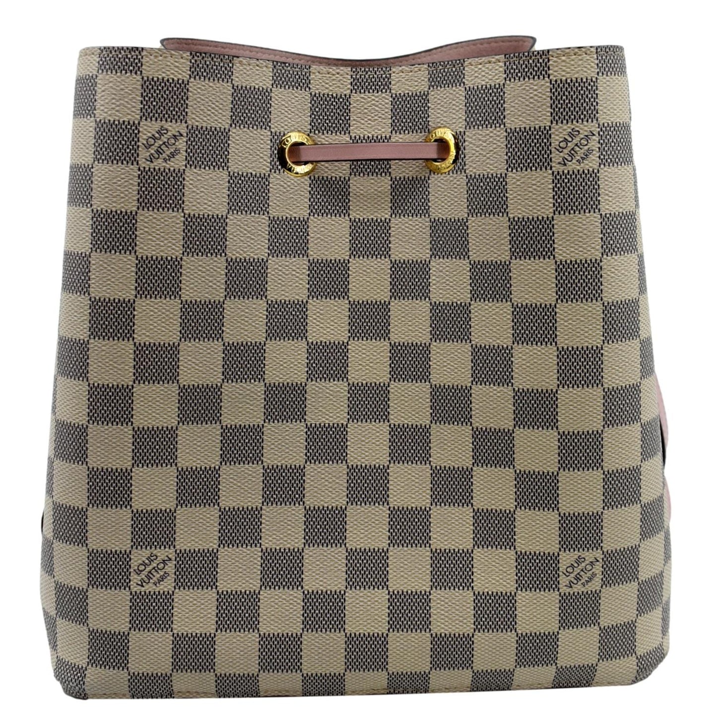 LOUIS VUITTON Neonoe MM Damier Azur Crossbody Bag Rose