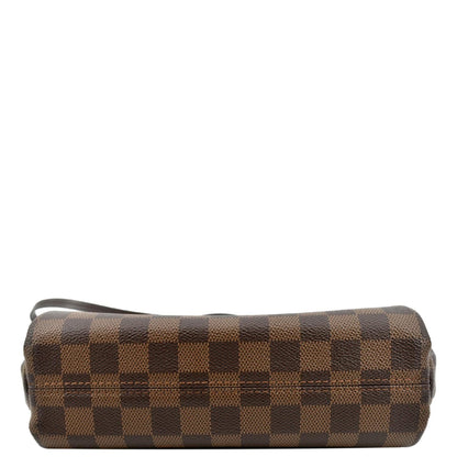 LOUIS VUITTON Croisette Damier Ebene Crossbody Bag Brown