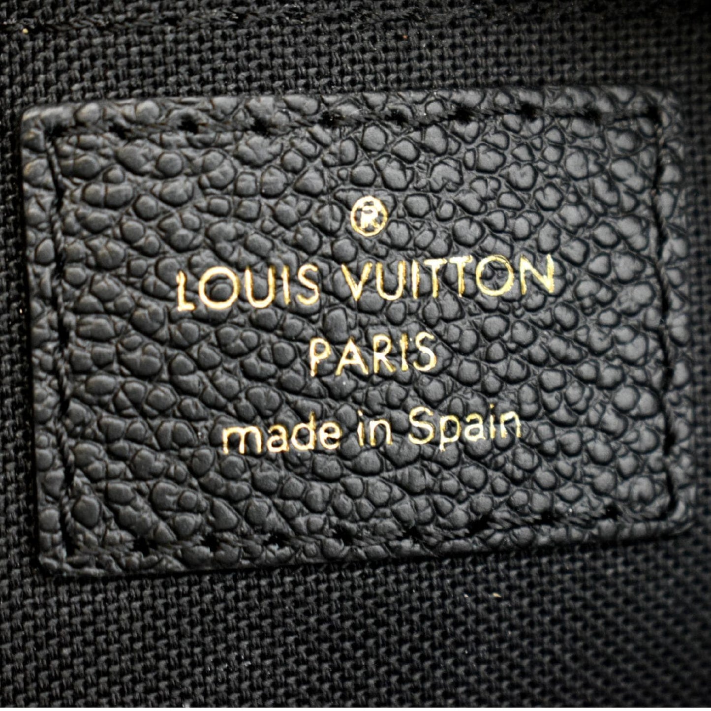 LOUIS VUITTON Pallas Monogram Canvas Clutch Crossbody Bag Brown