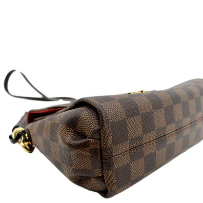 LOUIS VUITTON Croisette Damier Ebene Crossbody Bag Brown