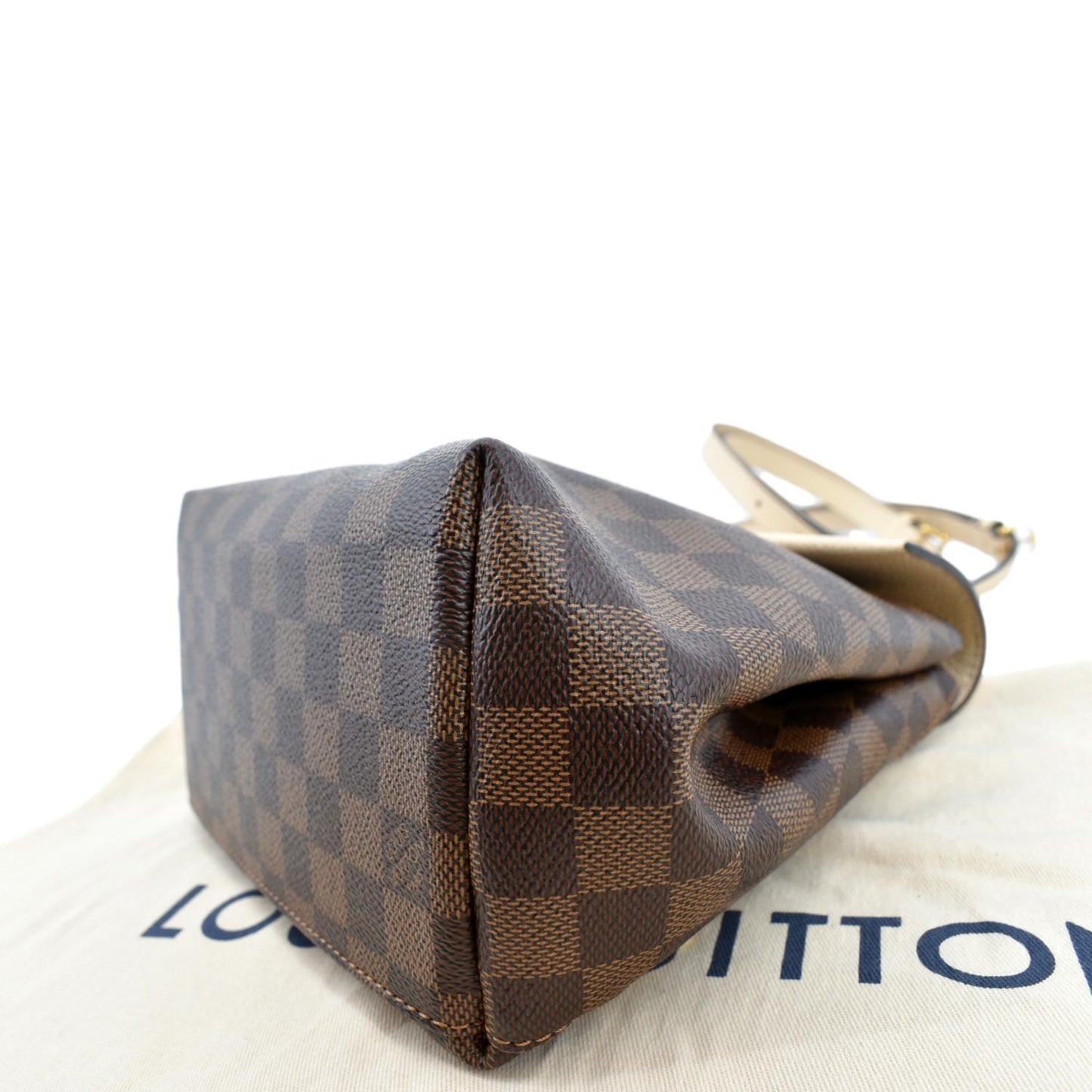 LOUIS VUITTON Clapton Damier Ebene Backpack Bag Creme Beige