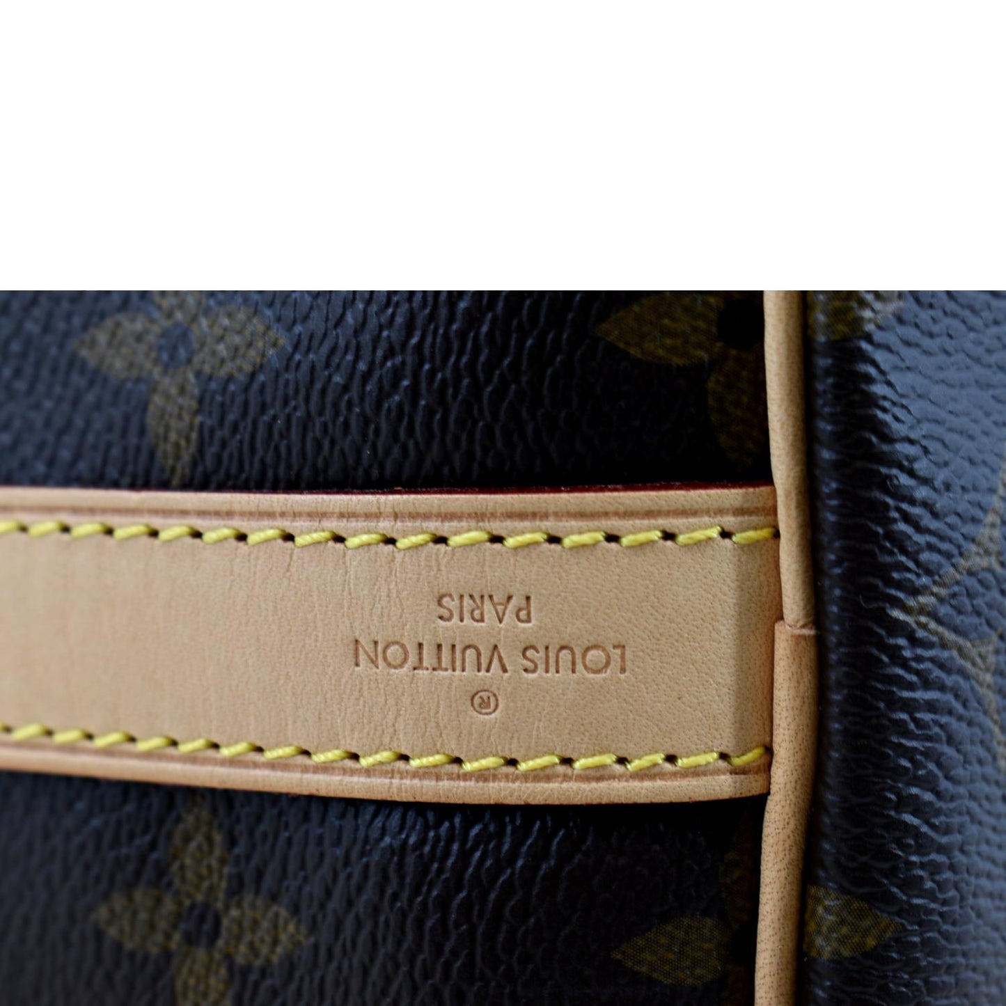 LOUIS VUITTON Speedy 35 Bandouliere Monogram Canvas Shoulder Bag Brown