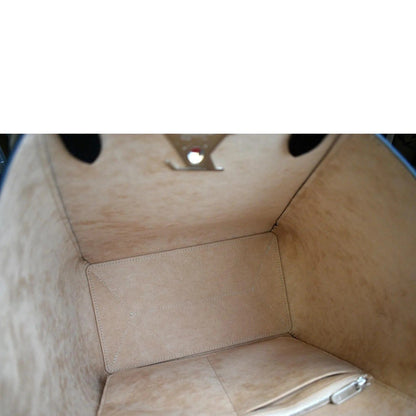 LOUIS VUITTON Lockme Cabas Leather Tote Bag Bicolor