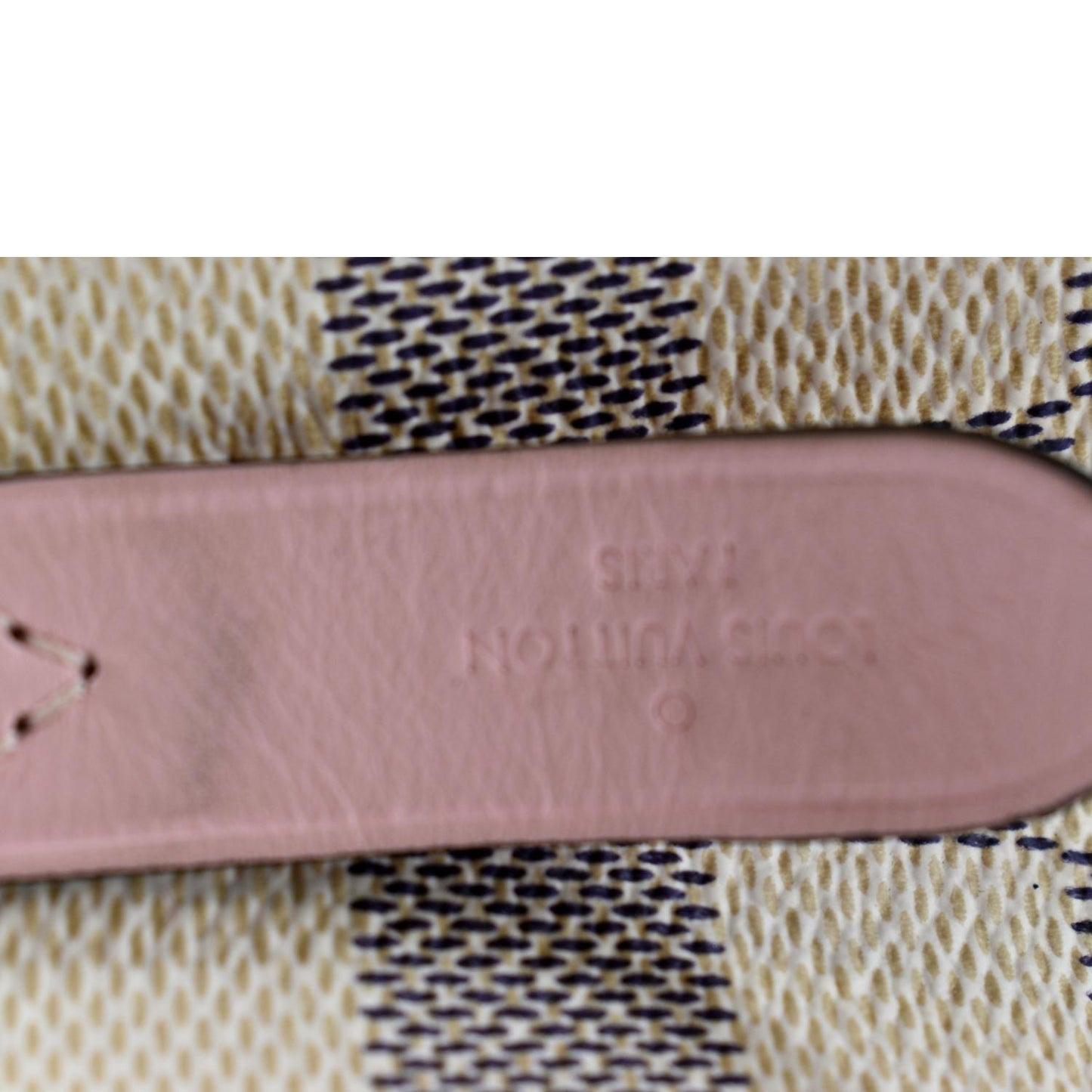 LOUIS VUITTON Neonoe MM Damier Azur Crossbody Bag Rose