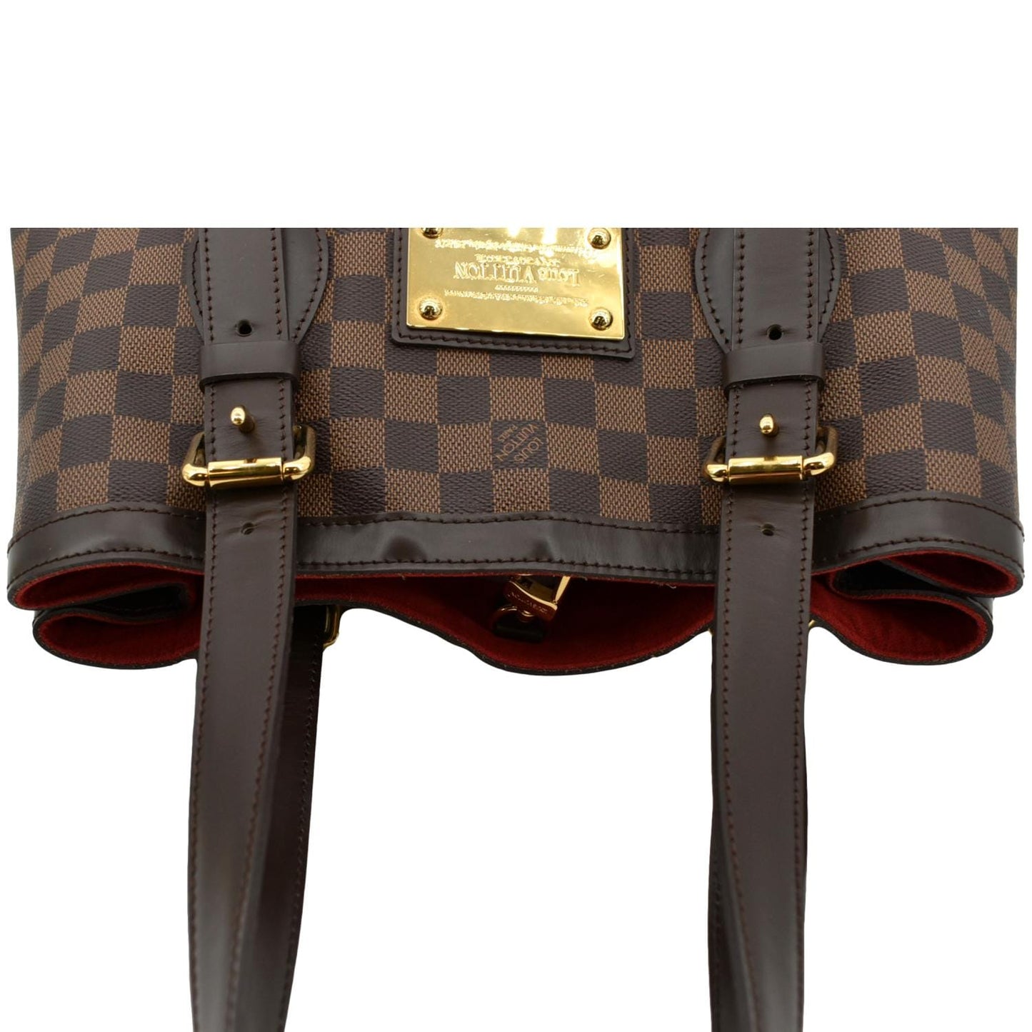 LOUIS VUITTON Hampstead PM Damier Ebene Shoulder Bag Brown
