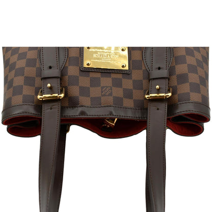 LOUIS VUITTON Hampstead PM Damier Ebene Shoulder Bag Brown
