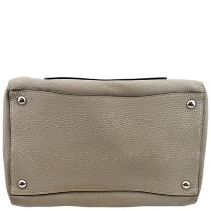 PRADA Leather Tote Shoulder Bag Tan