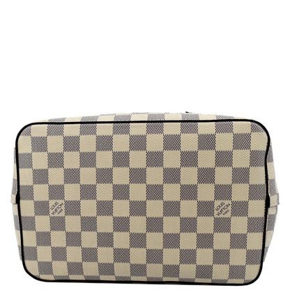 LOUIS VUITTON Neonoe MM Damier Azur Crossbody Bag Rose