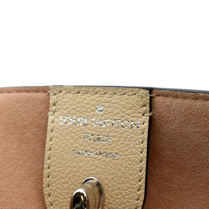 LOUIS VUITTON Lockme Cabas Leather Tote Bag Bicolor