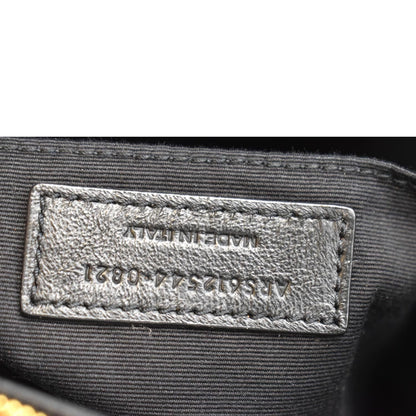 YVES SAINT LAURENT Lou Camera Chevron Leather Crossbody Bag Black